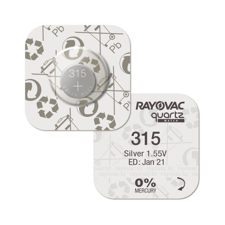 Батарейка для часов Rayovac 315 (SR 716 SW)