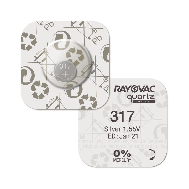 Батарейка для часов Rayovac 317 (SR 516 SW)