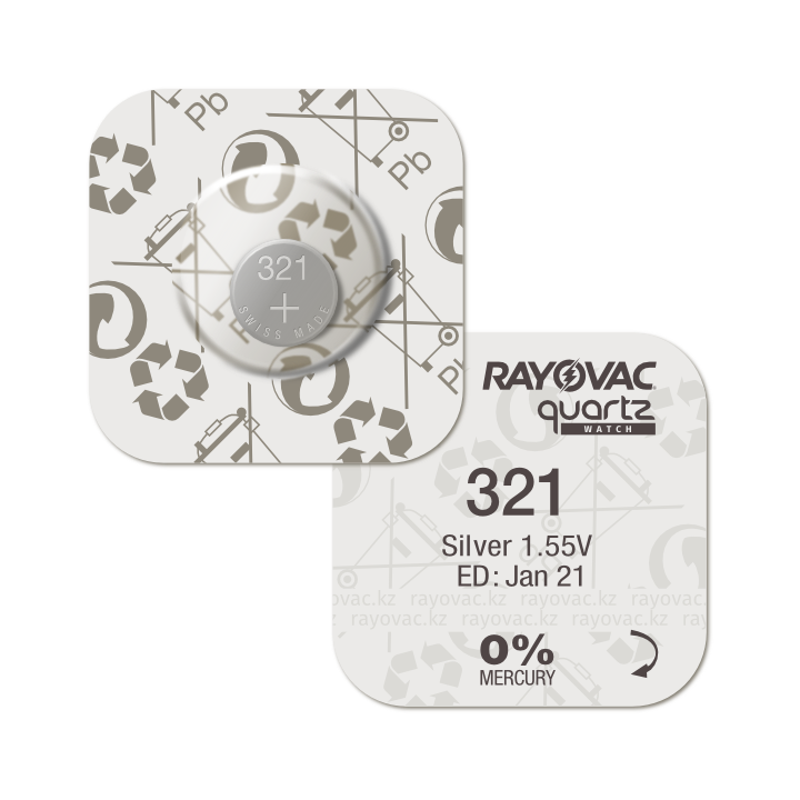 Батарейка для часов Rayovac 321 (SR 616 SW)