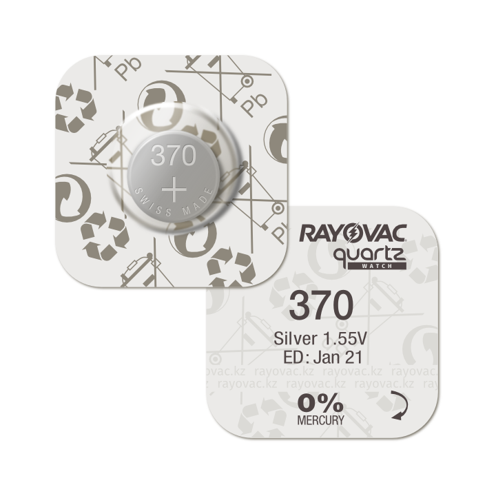 Батарейка для часов Rayovac 370 (SR 920 W)