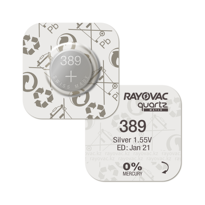 Батарейка для часов Rayovac 389 (SR 1130 W)