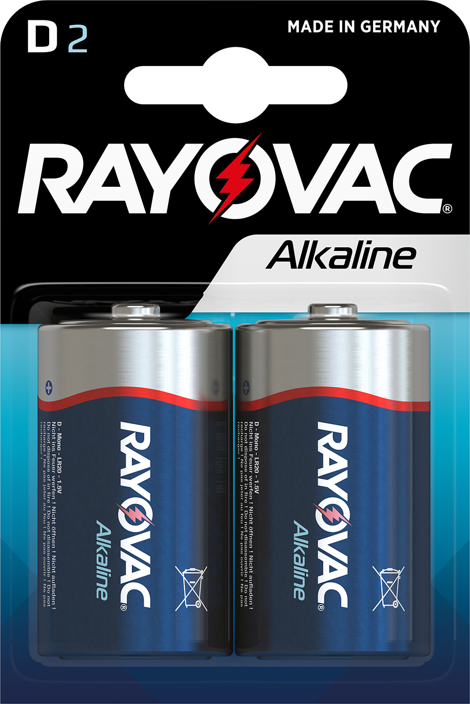 Батарейка Rayovac Alkaline D