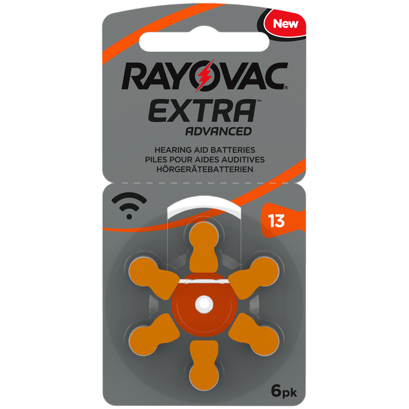 Батарейки для слуховых аппаратов Rayovac 13 Extra
