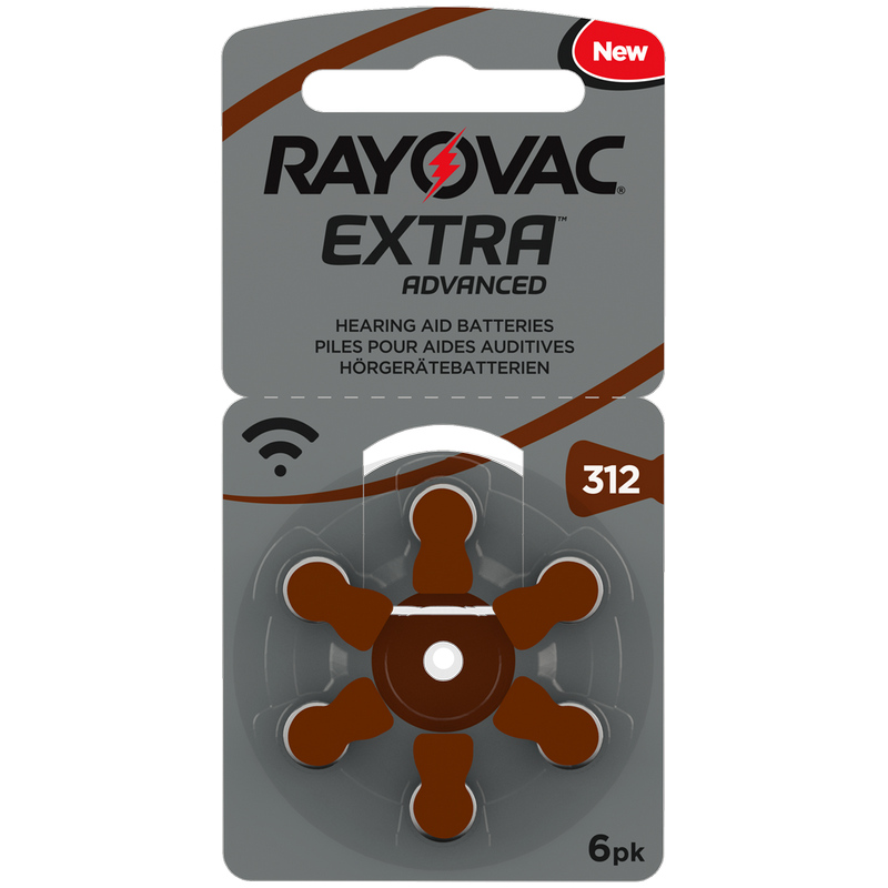 Батарейки для слуховых аппаратов Rayovac 312 Extra
